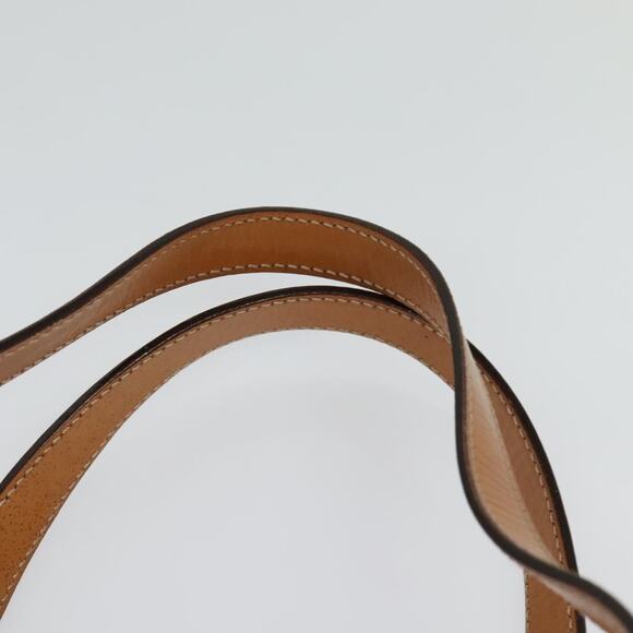 CELINE Macadam Canvas Hand Bag Pvc Beige Gold - Picture 8 of 13